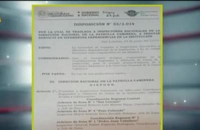 Destituyen a director de operativo de la caminera vinculado a supuesto caso de acoso sexual - C9N