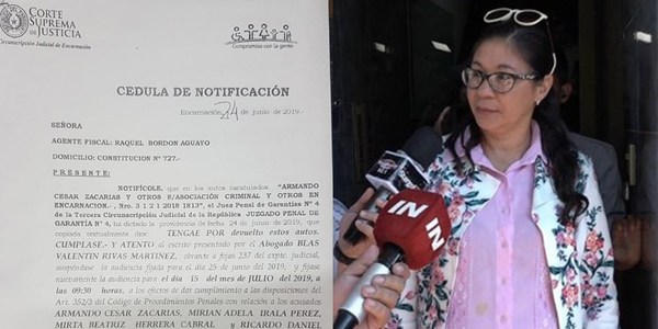 CASO 25M: RECUSAN A FISCALES Y SUSPENDEN AUDIENCIA PRELIMINAR
