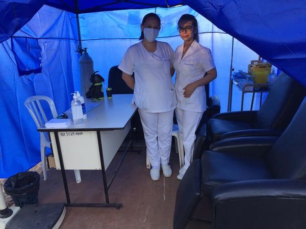 Ante aumento de cuadros respiratorios, habilitan carpas de contingencia
