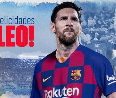 Mirá el regalo del Barcelona a Messi que encendió las redes