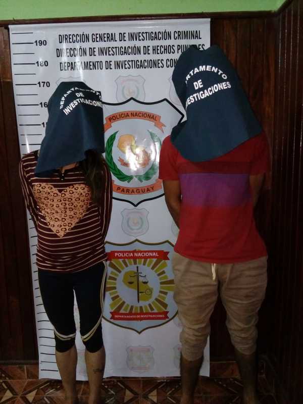 Detienen a una pareja de asaltantes