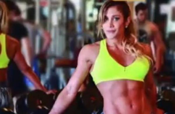 Karina Grau Campeona Sudamericana de Fitness se prepara para el Olimpia - C9N