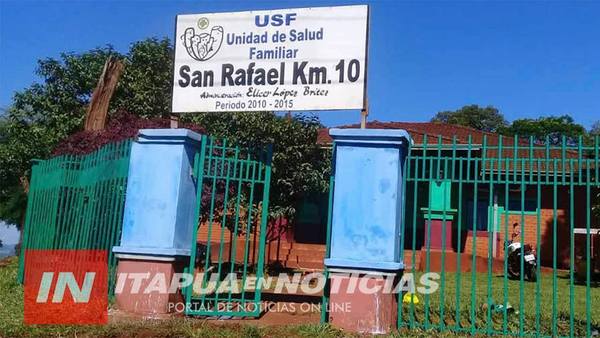 MUNICIPIO DE SAN RAFAEL DEL PARANÁ CUBRE DÉFICIT EN SALUD EN EL DISTRITO.