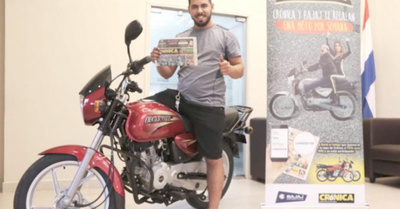 ¡MOTORIZATE! Ya retiró su moto el tercer feliz ganador