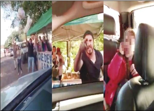 Atacan vehículo de un concejal de CDE donde iban dos niñas