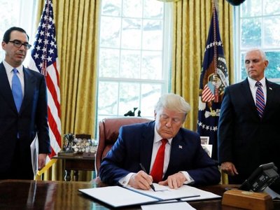 Trump: Países que reciben petróleo del golfo deben cuidar sus buques