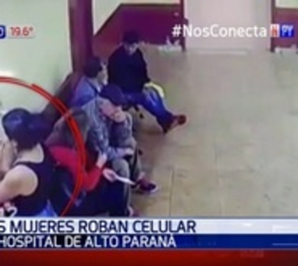Descuidistas en acción: Roban celular en hospital lleno de pacientes - Paraguay.com