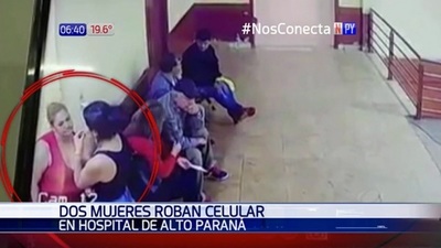 Roban celular en hospital lleno de pacientes | Noticias Paraguay
