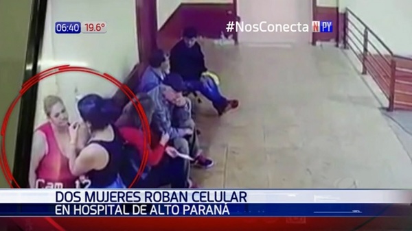 Roban celular en hospital lleno de pacientes | Noticias Paraguay