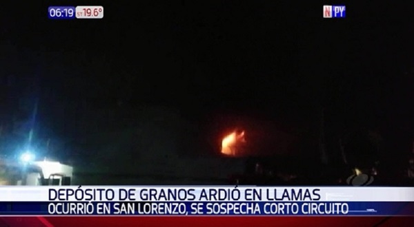 Voraz incendio en San Lorenzo | Noticias Paraguay