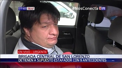 Capturan a presunto estafador en San Lorenzo | Noticias Paraguay
