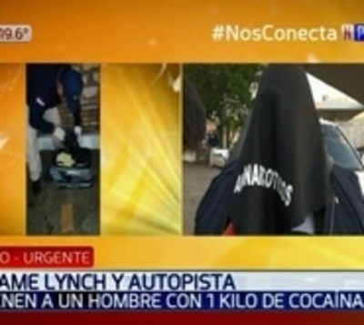 Lo detuvieron con 1 kilo de cocaína en la maleta - Paraguay.com