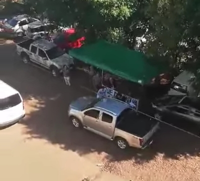 Escrache a Ale Zacarías termina causando susto a sus dos niñas