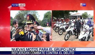 Entregan nuevos equipos al Grupo Lince | Noticias Paraguay