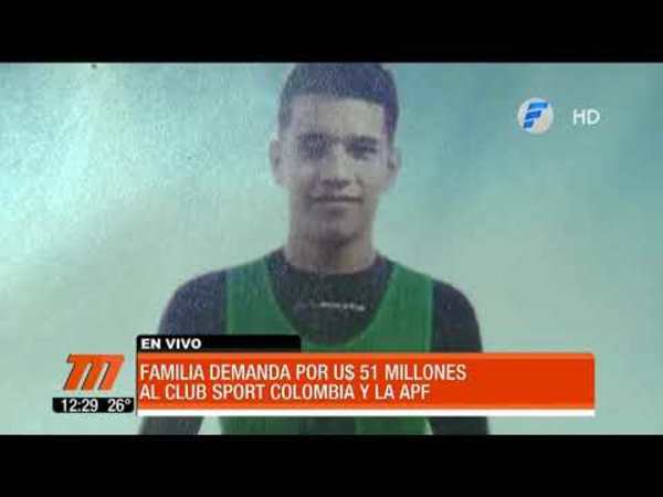 Familia de arquero fallecido demanda a la APF y Sport Colombia