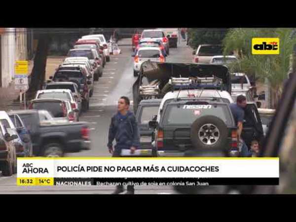 Policía pide no pagar más a limpiavidrios - Tv - ABC Color