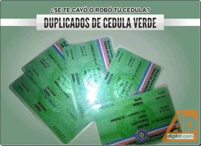 Ofrecen en Facebook cédulas verdes falsificadas