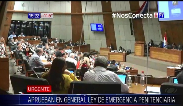 Diputados aprueba en general declaración de emergencia penitenciaria | Noticias Paraguay