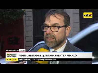 Seguidores de Ulises Quintana encadenados frente a la fiscalía - Tv - ABC Color