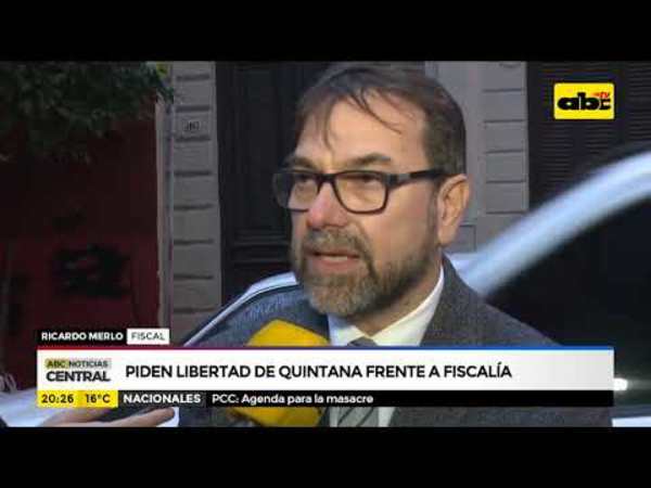 Seguidores de Ulises Quintana encadenados frente a la fiscalía - Tv - ABC Color