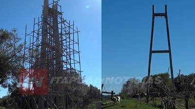 CAP. MEZA: AGUARDAN CONTINUIDAD EN LA CONSTRUCCIÓN DEL PUENTE COLGANTE.