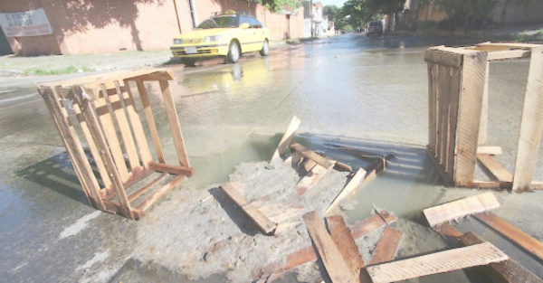 Cloaca “perfuma” barrio San Pablo