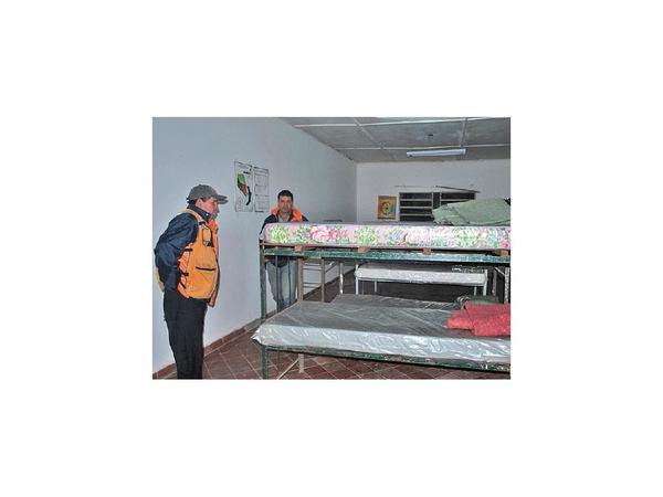 Por el frío, habilitan refugio para personas en situación de calle