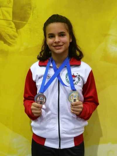 Doble medalla para Luciana García en São Pablo | .::Agencia IP::.