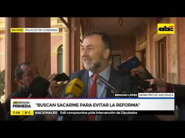 Benigno se defiende y descarta renuncia - Tv - ABC Color