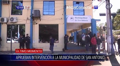 Aprueba pedido de intervención de comuna de San Antonio | Noticias Paraguay