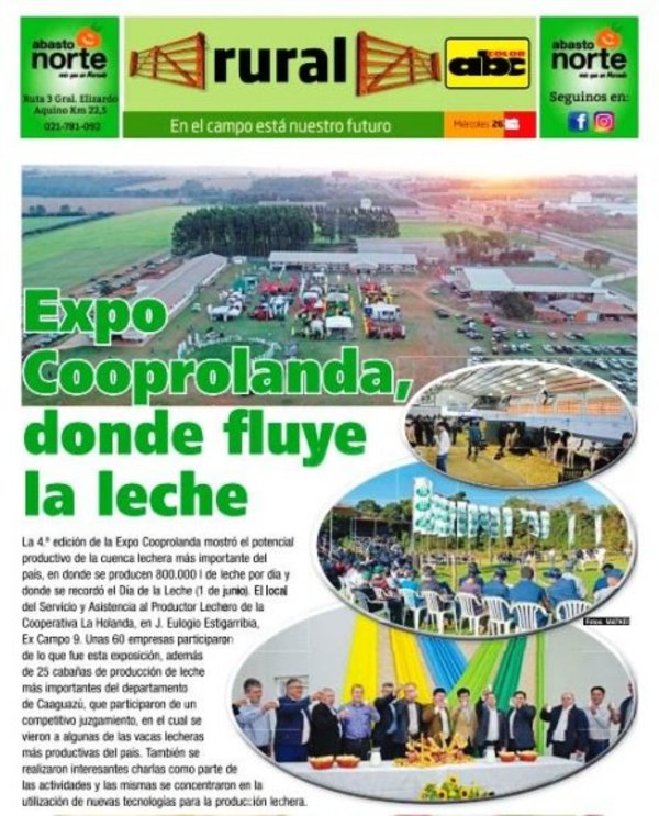 Expo Cooprolanda, donde fluye la leche - Edicion Impresa - ABC Color
