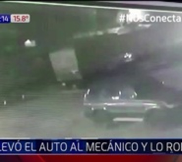 Le robaron el auto en el mecánico - Paraguay.com