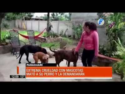 Extrema crueldad con mascotas