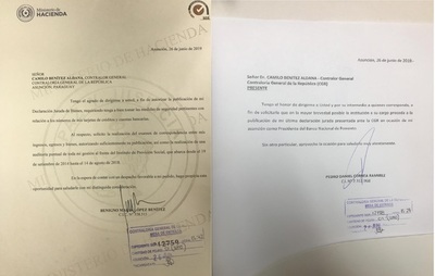 López y Correa piden a la Contraloría la publicación de sus declaraciones juradas - ADN Paraguayo