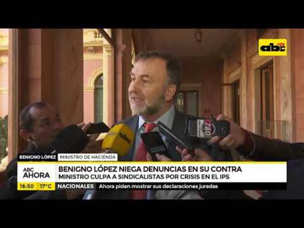 Benigno López niega denuncias en su contra - Tv - ABC Color