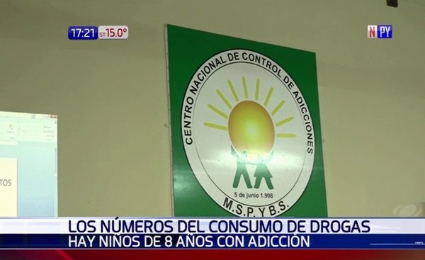 Preocupante informe: Niños de 8 años ya son adictos a las drogas | Noticias Paraguay