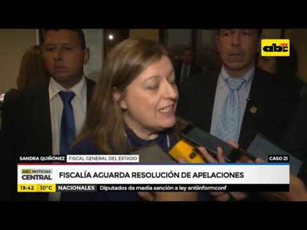 FiscalÍa aguarda resolución de apelaciones - Tv - ABC Color