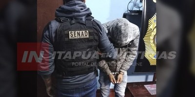 DETIENEN A SUPUESTO VENDEDOR DE COCAÍNA EN ENCARNACIÓN