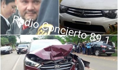 Funcionario fiscal salió a dar un «paseo» con camioneta incautada y ocasionó choque
