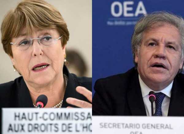 Almagro cuestiona a Bachelet tras críticas a sanciones estadounidenses: “Le da aire a un régimen oprobioso”