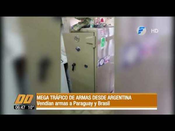 Mega tráfico de armas desde Argentina