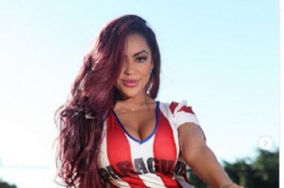 Jennifer Ruíz Díaz viajó para alentar a la selección nacional