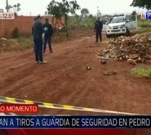 Guardia escapó del ataque de sicarios en Amamabay  - Paraguay.com