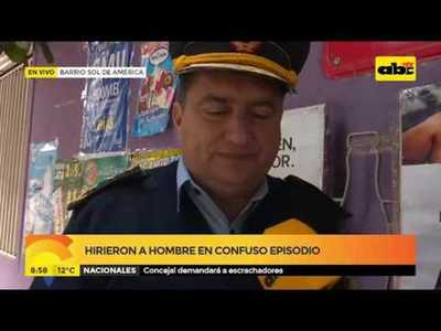 Hirieron a hombre en confuso episodio - Tv - ABC Color