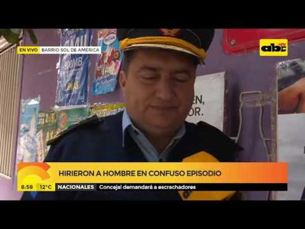 Hirieron a hombre en confuso episodio - Tv - ABC Color