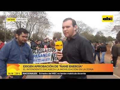 Exigen aprobación de Ñande Energía - Tv - ABC Color