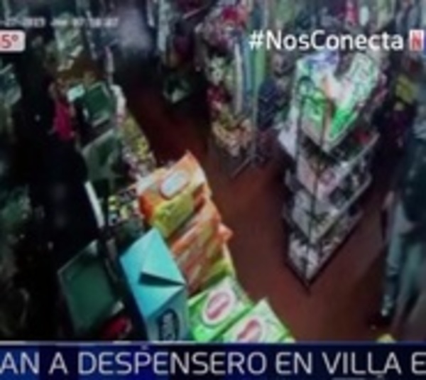 Circuito cerrado capta atentado contra despensero en Villa Elisa - Paraguay.com