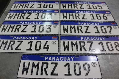 Inicia distribución de las nuevas chapas Mercosur
