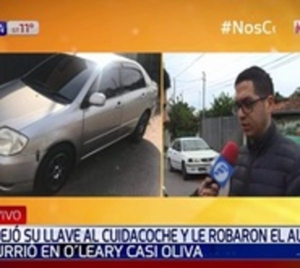 Dej sus llaves al cuidacoche y le robaron el auto - Paraguay.com