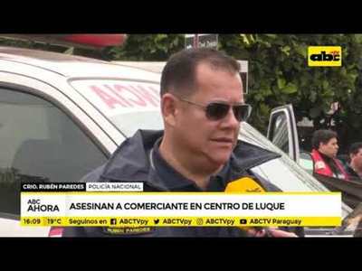 Asesinan a comerciante en centro de Luque - Tv - ABC Color